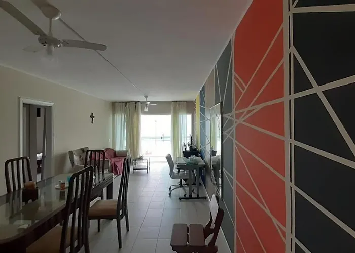 De frente para o Caribe brasileiro.